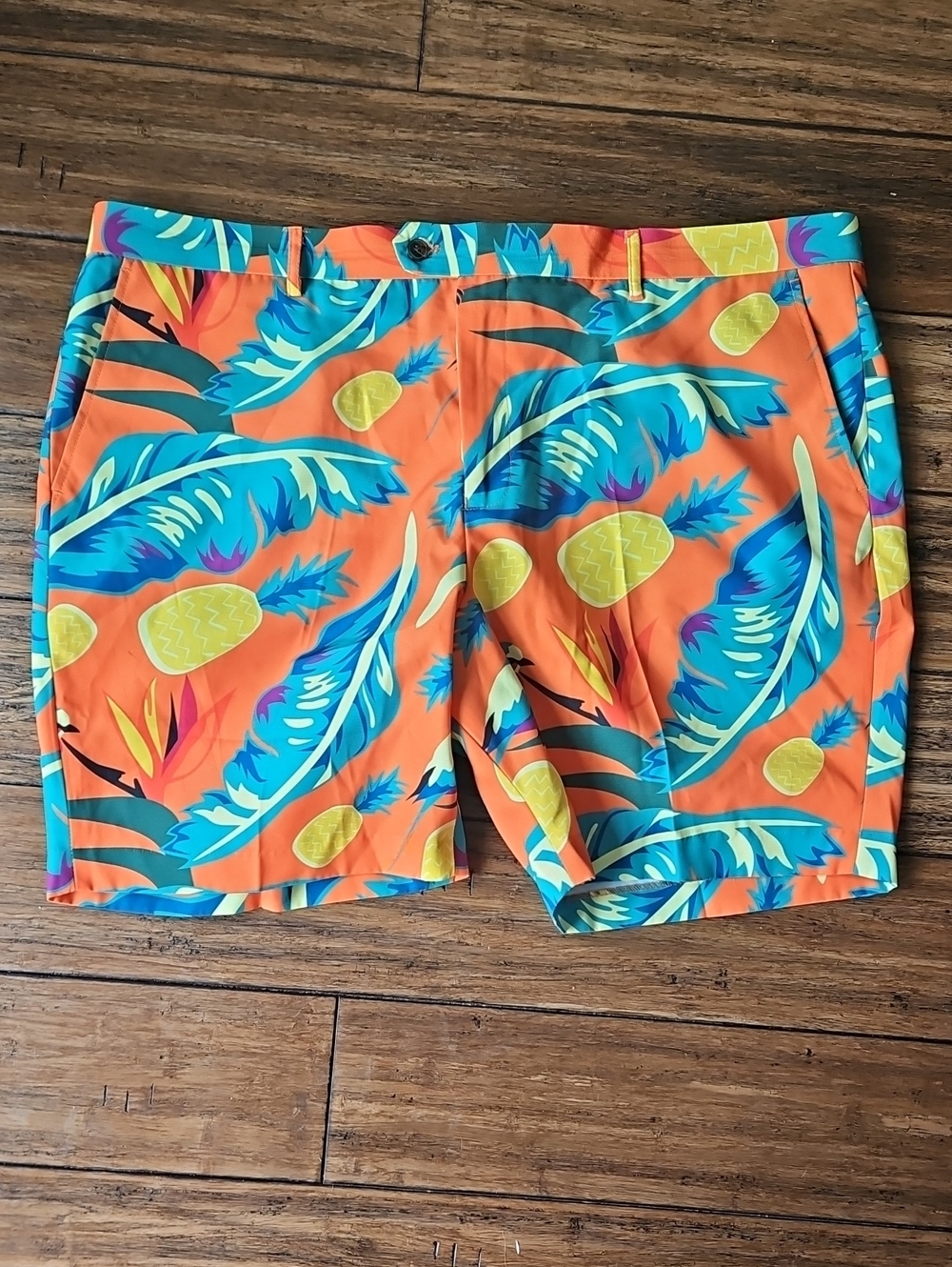 Shinesty Tropical‎ Pineapple Shorts Size 42